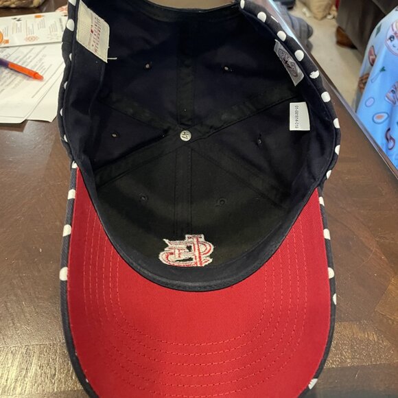 St Louis Cardinals Kids Polka Dots Ball Cap Hat Adjustable Baseball '47 Brand - Picture 3 of 7